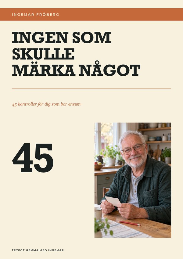 Ingen som skulle märka något omslaget till miniboken